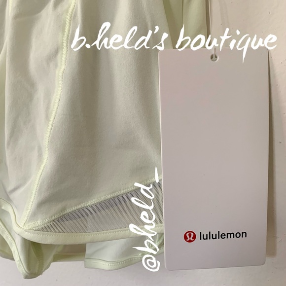 lululemon Hotty Hot High-Rise Lined Short 2.5" in Elixir YellowGreen Sz0 New NWT - Picture 5 of 14